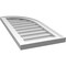 Ekena Millwork Quarter Round Top Right Surface Mount PVC Gable Vent w/ 2"W x 1-1/2"P Brickmould Frame, 14"W x 30"H GVPQR14X3002SN - alternate 3